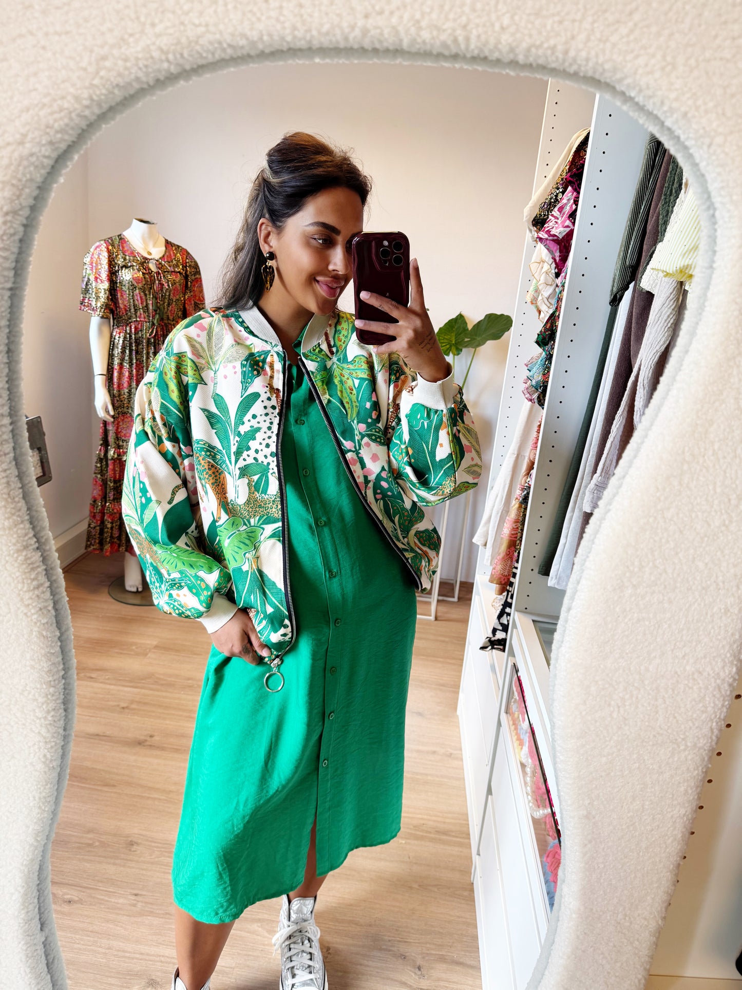 Julie jungle jacket green