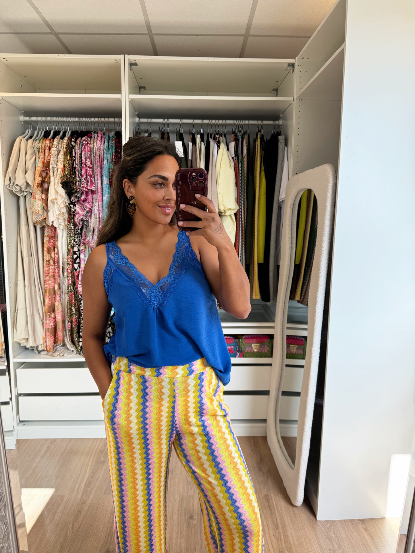 Abby soft glitter aztec pants bright yellow