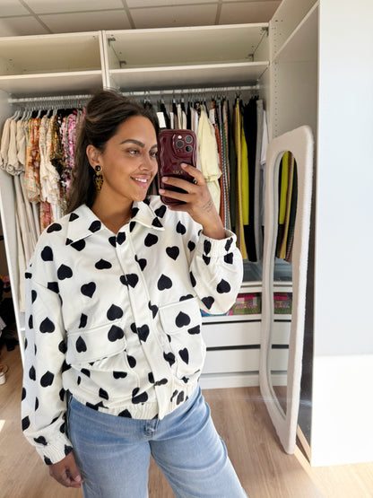 Hailey all over hearts jacket