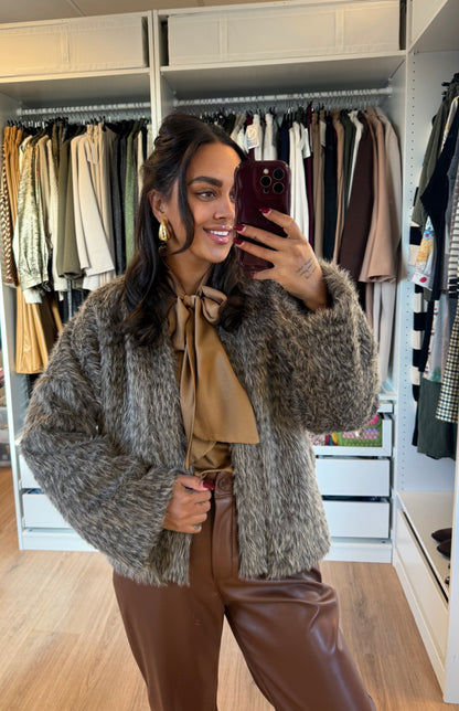 Noor jacket brown