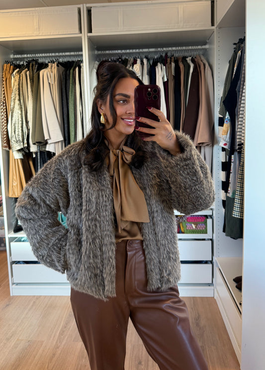 Noor jacket brown