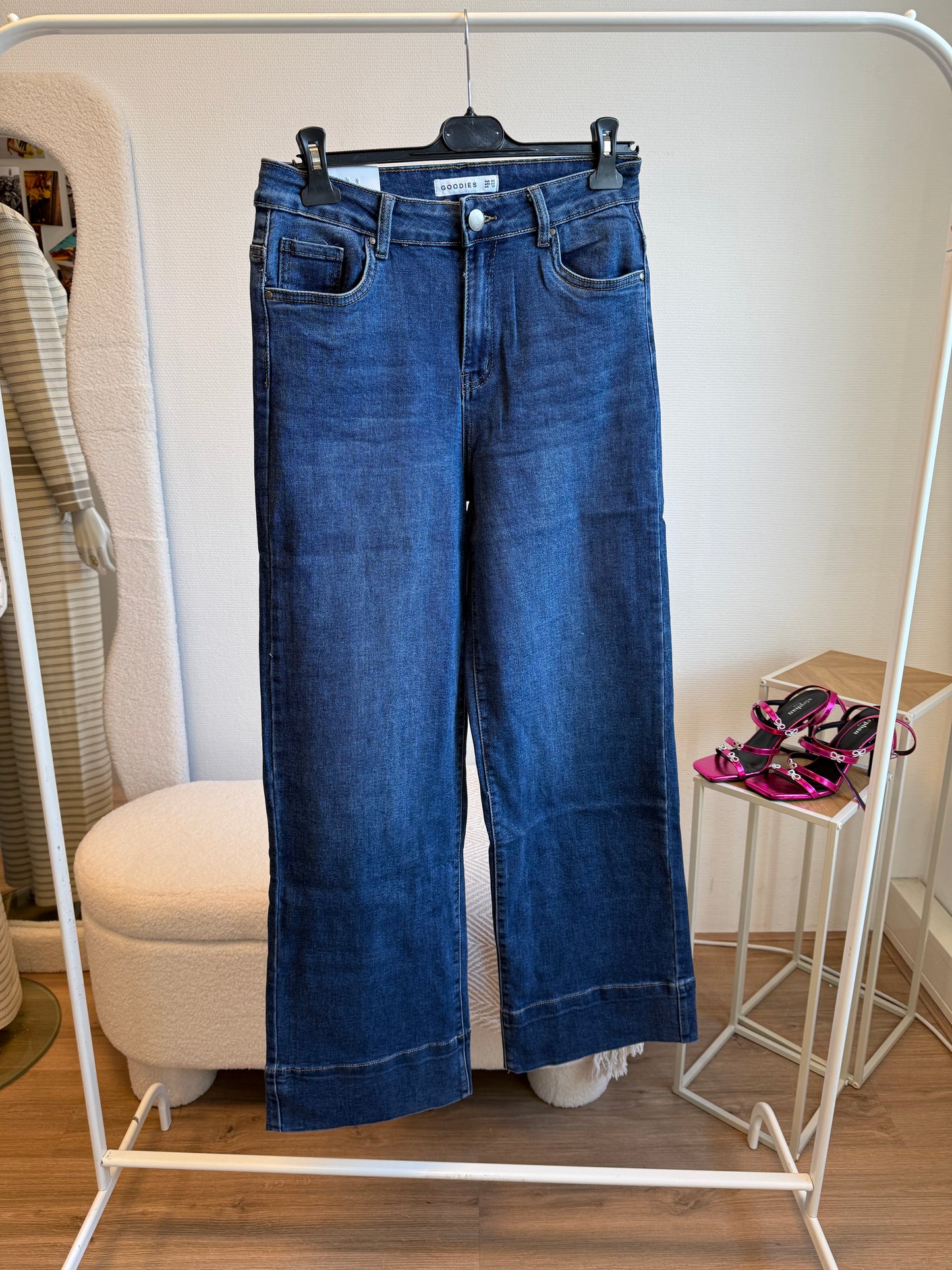 Musthave jeans wide leg denimblue