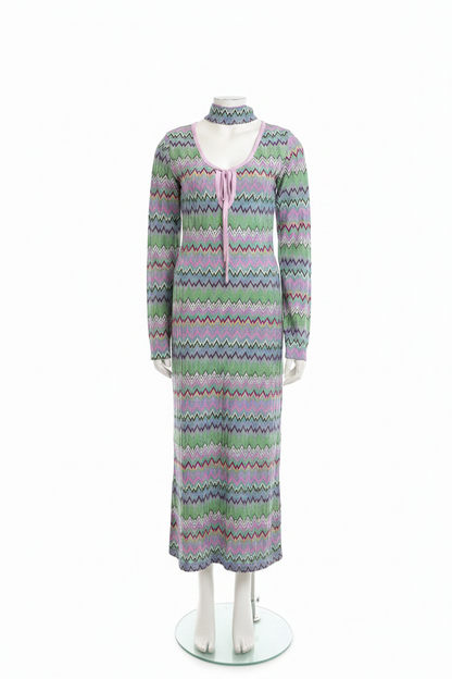 Aztec maxi dress multicolor