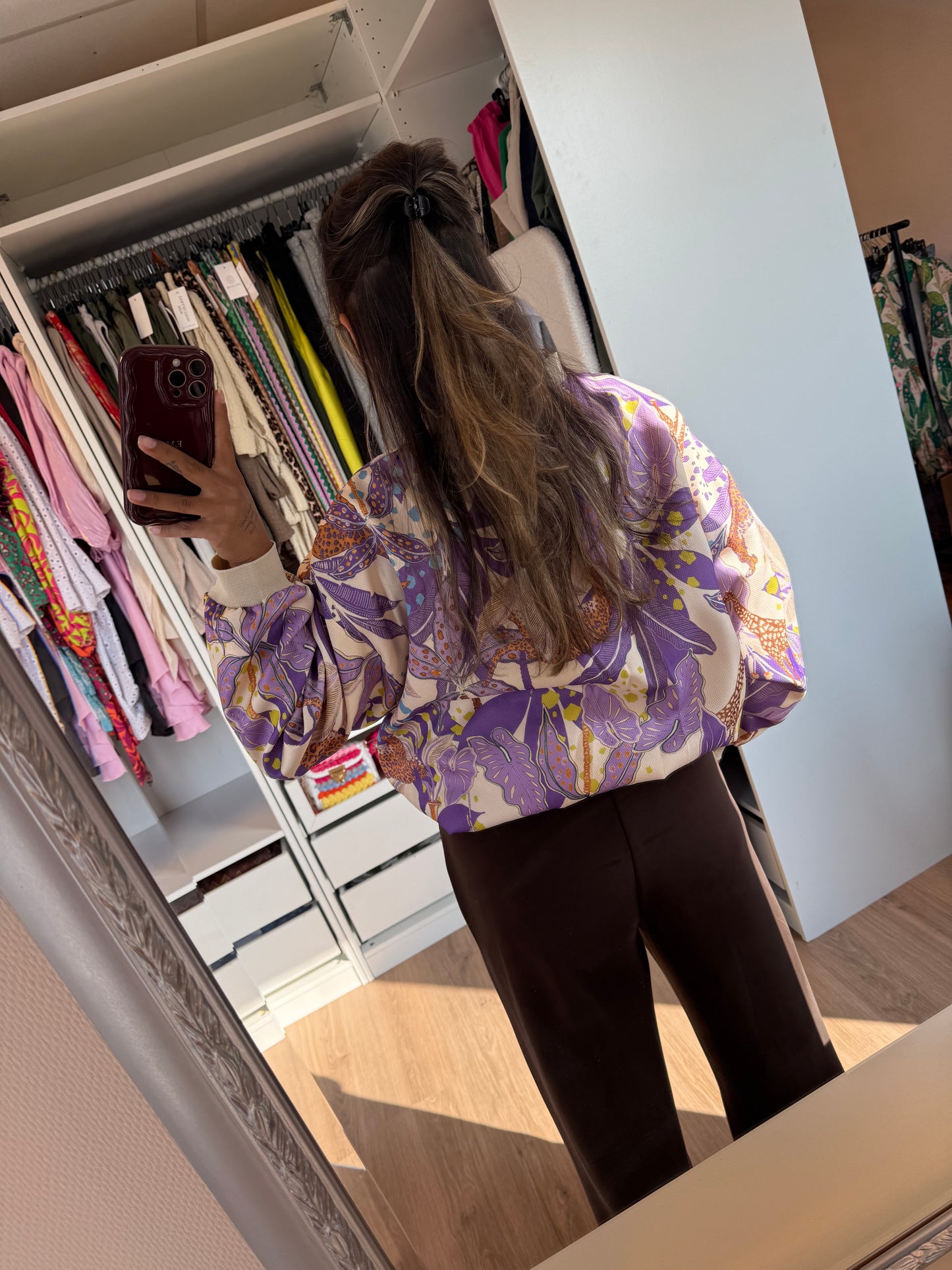 Julie jungle jacket purple