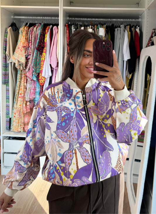Julie jungle jacket purple