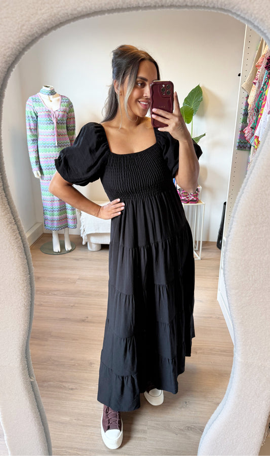 Elenore maxi dress black