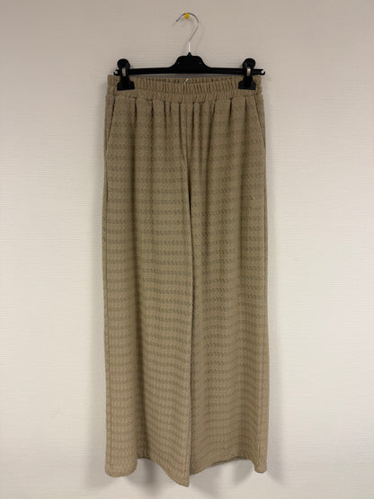 Senna print straight fit jogger beige