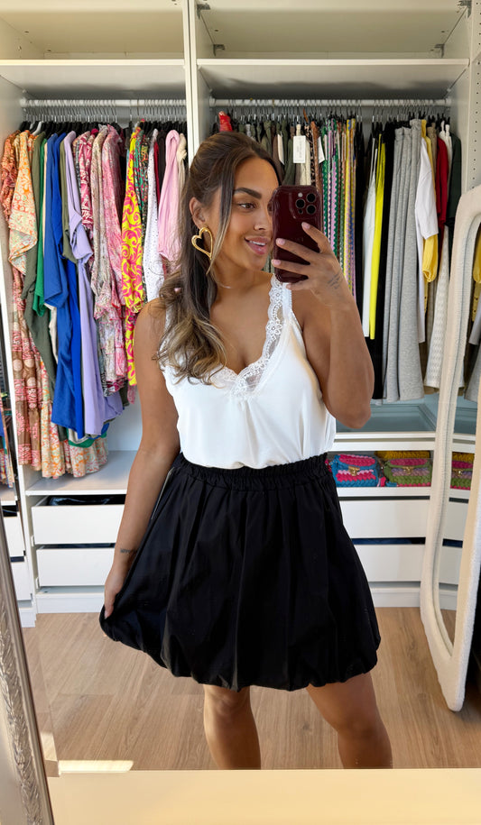 Beau balloon skirt black
