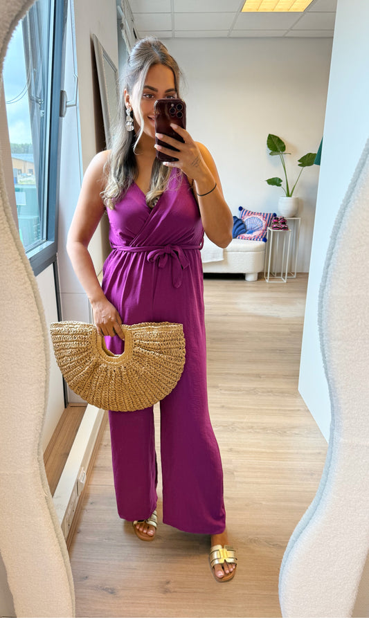 Jaela jumpsuit magenta