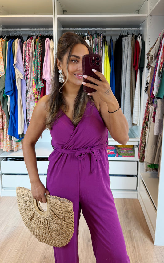 Jaela jumpsuit magenta