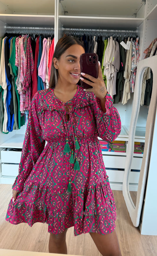 Lolita dress pink & green