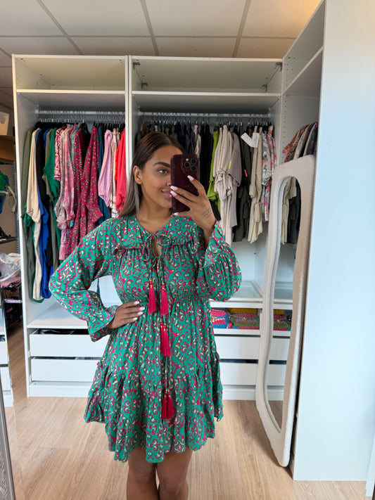 Lolita dress green & pink