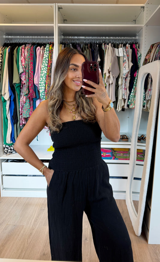 Jaily jumpsuit strapless black