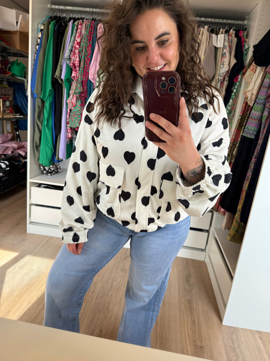 Hailey all over hearts jacket
