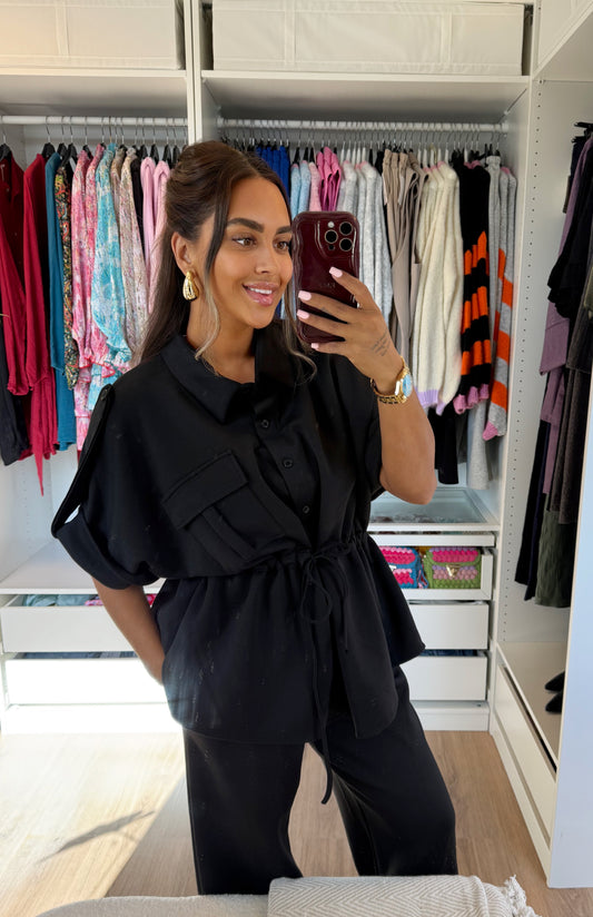 Coco cargo suit black