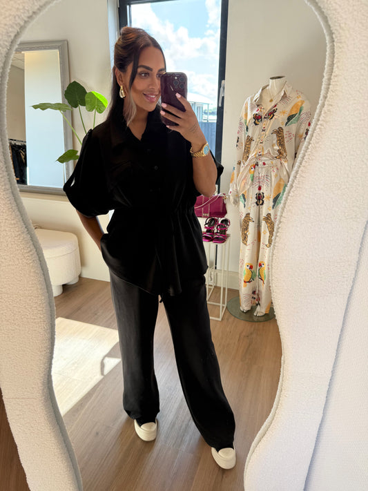 Coco cargo suit black