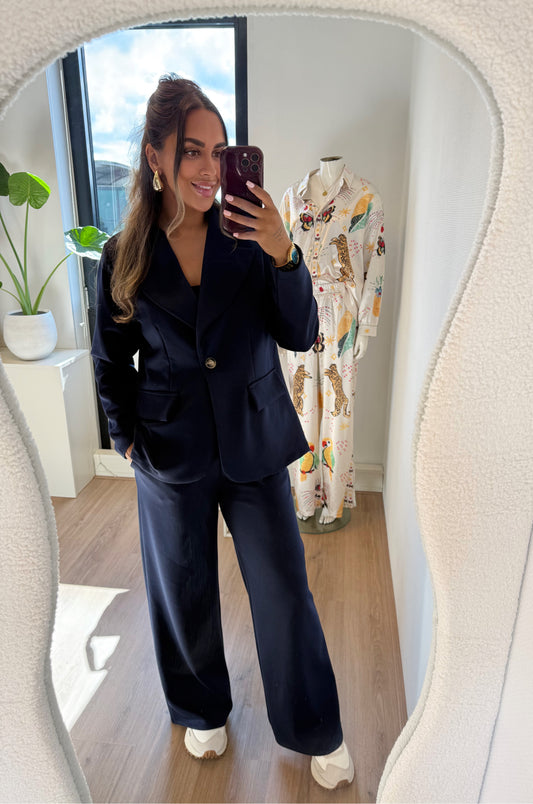 Jacey jogger suit navy blue
