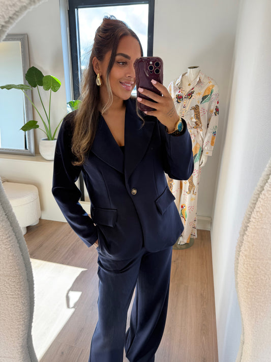 Jacey jogger suit navy blue