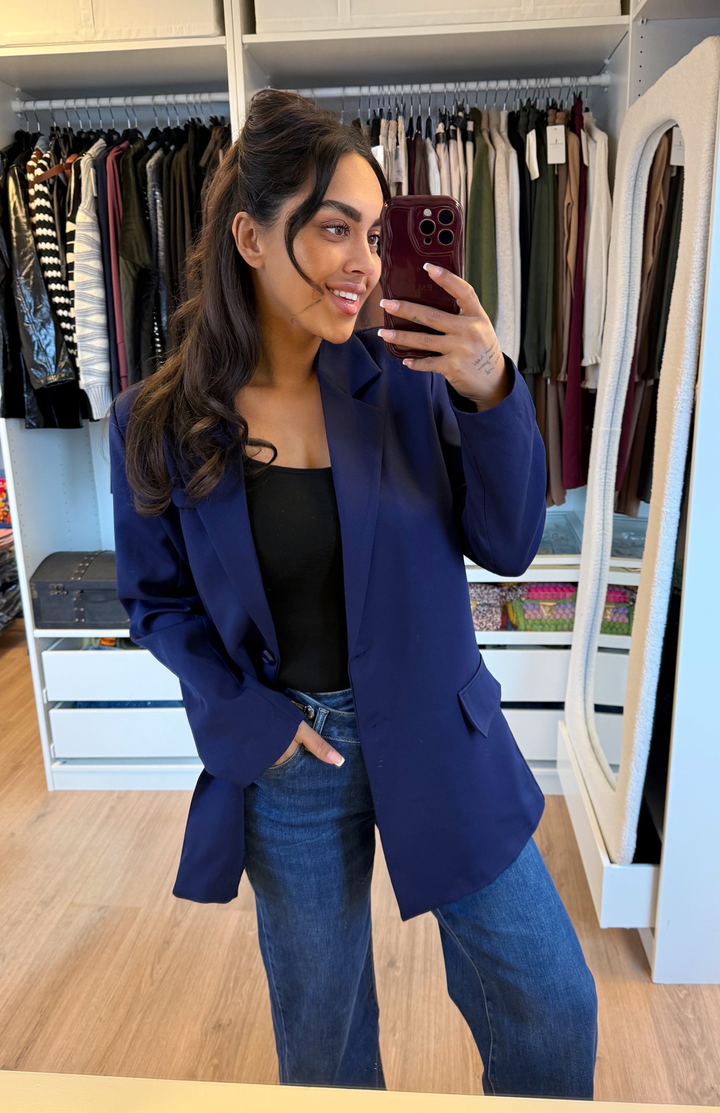 Blazer donkerblauw