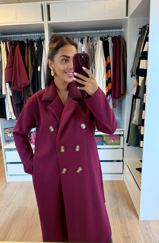 Yara trenchcoat bordeaux
