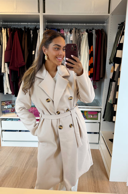 Yara trenchcoat beige