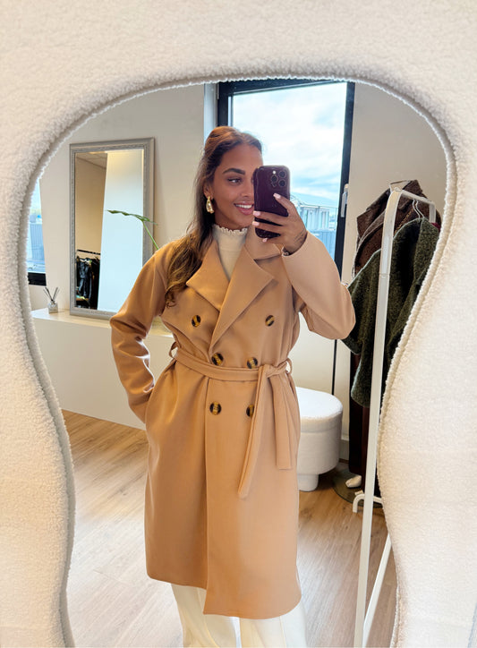 Yara trenchcoat camel