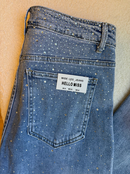 Sequin jeans wide leg blue