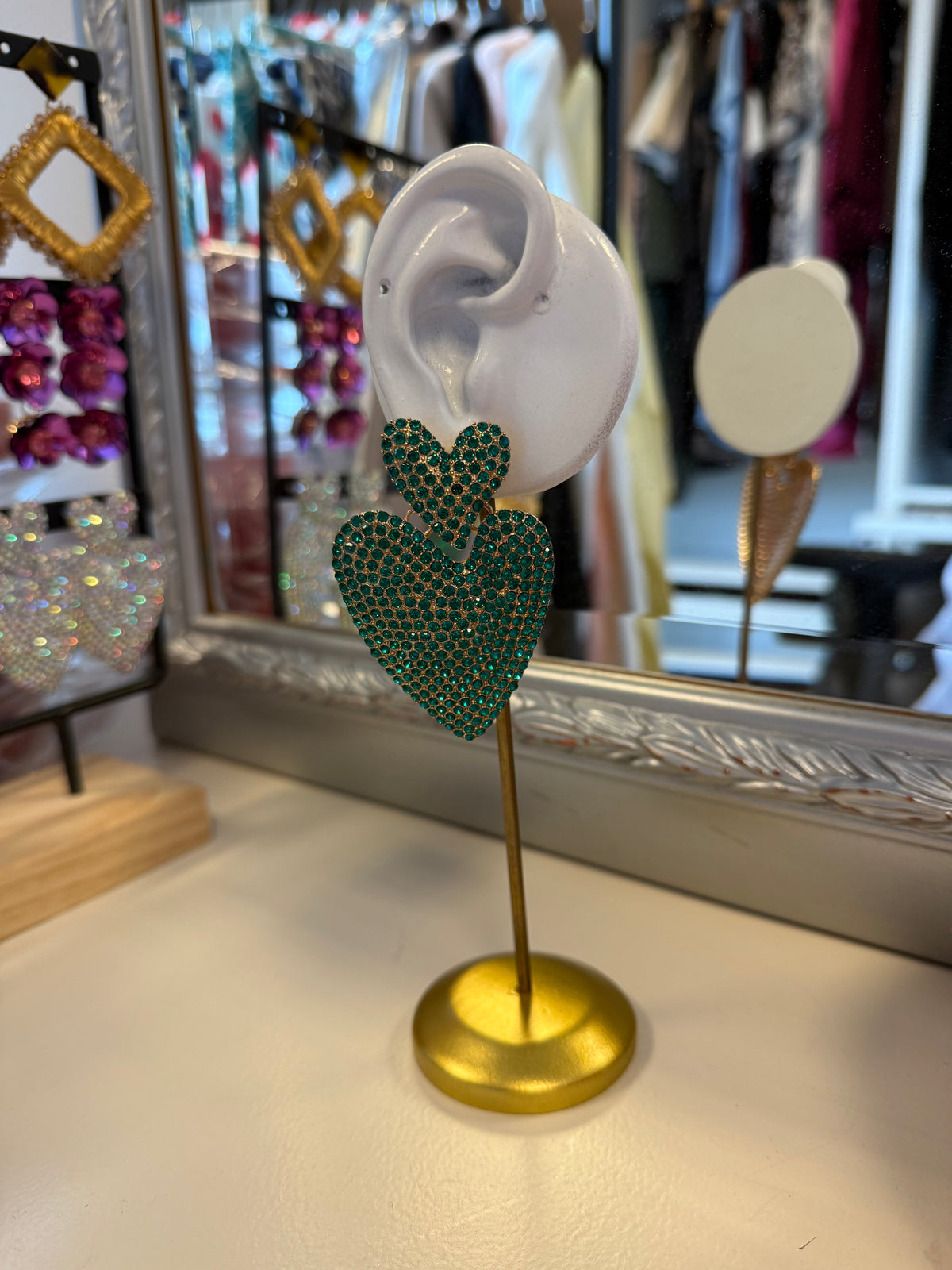 Chasing Love Earrings - Green