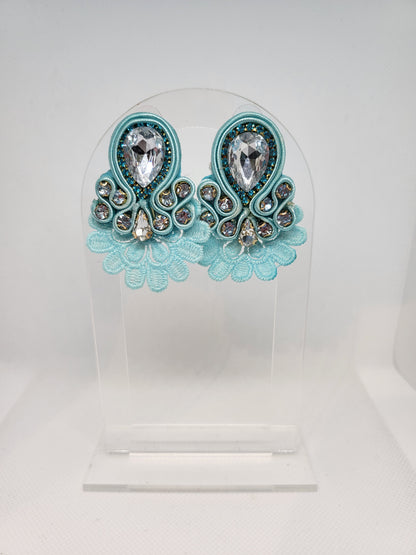 Earrings Ice Blue